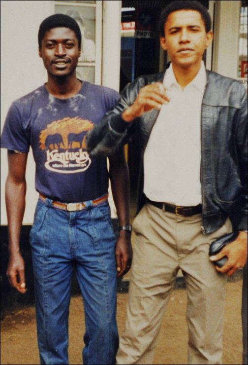 OBAMA WITH HIS BROTHER SAM