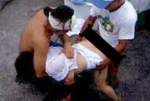 Sharia Law: Chinese National Being Raped By Indonesian Muslims.