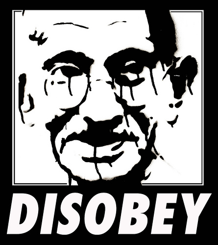 10 New Year's Resolutions For 2012 Patriot Non-Violent Activism: DISOBEY ~ Gandhi's Fight Against Rothschild Banking Cartel.