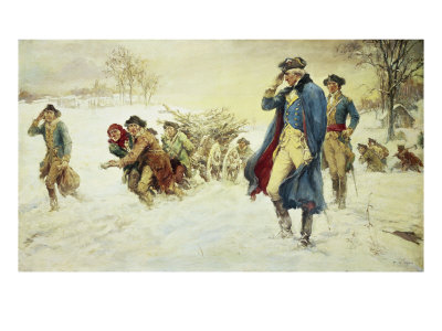 George Washington Fighting The British Banking Cabal's Military At Valley Forge!
