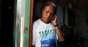 Barack Obama’s “transgender ex-nanny"In this Friday, Jan. 27, 2012 photo, Evie, also known as Turdi, the former nanny of U.S. President Barack Obama, stands at the doorway of her room at a boarding house in a slum in Jakarta, Indonesia. Evie, who was born a man but believes she is really a woman, has endured a lifetime of taunts and beatings because of her identity. Nobody knows how many transgenders live in the sprawling archipelagic nation of 240 million, but activists estimate 7 million. However, societal disdain still runs deep - when transgenders act in TV comedies, they are invariably the brunt of the joke. (AP Photo/Dita Alangkara)