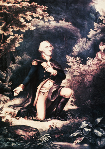 George Washington Prays at Valley Forge by D.S. Duval