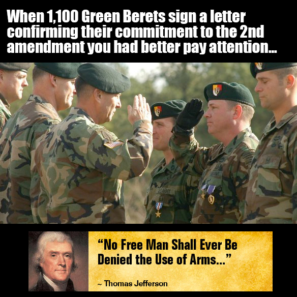 Green berets gun