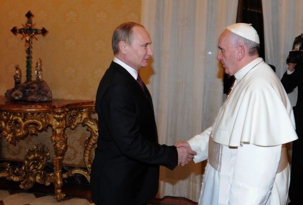 Putin Pope Francis 1