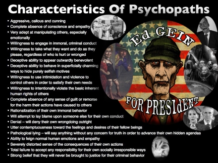 psychopath politicians