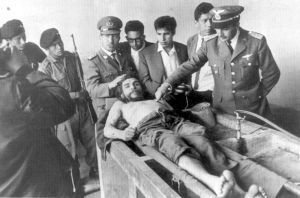ERNESTO CHE GUEVARA - MASS MURDERER FOR CASTRO - HERE SHOWN EXECUTED IN BOLIVIA FOR CRIMES AGAINST HUMANITY.