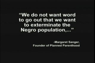 genocide birth control planned parenthood
