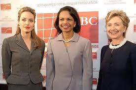 Angelina Jolie Condoleezza Rice, Hillary Clinton 