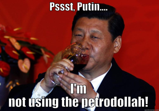 China Bans Petrodollar President Xi Jinping